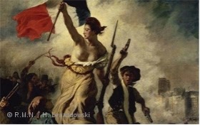 Eugene Delacroix, Liberty Leading the People 1830, Louvre, Paris