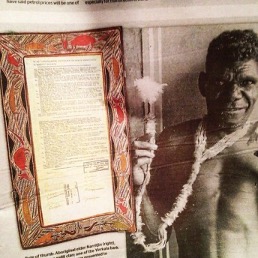 Art and law in one document, Yirrkala Bark Petition, 1963